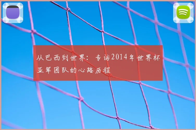 从巴西到世界：专访2014年世界杯亚军团队的心路历程